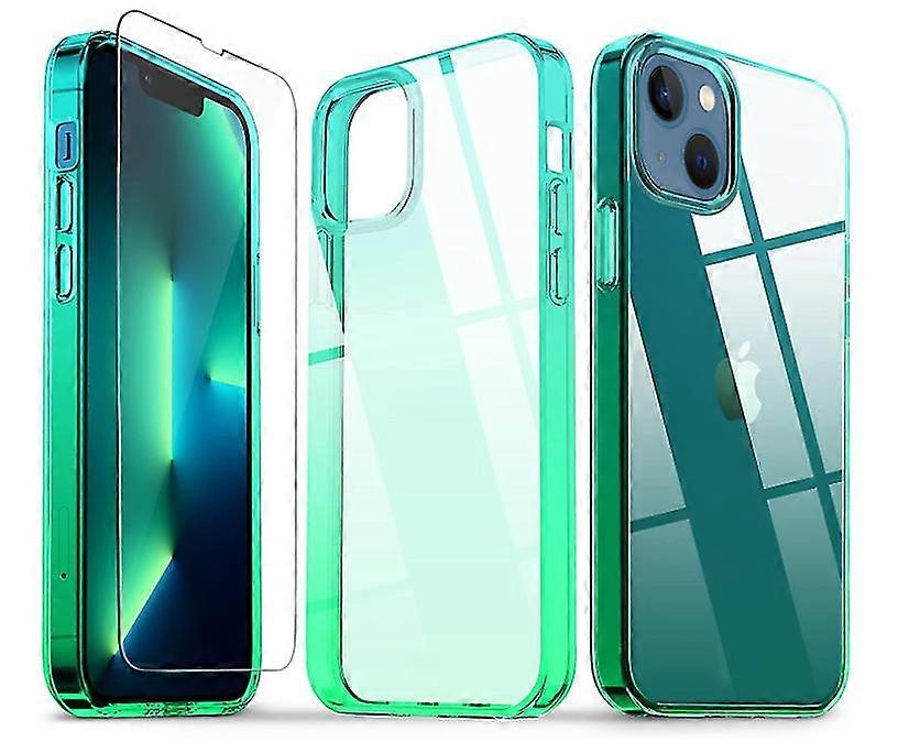 Mitetabo Custodia Per IPhone 13, Verde - Cover In Silicone, Protettiva, Leggera