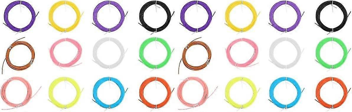 24 Pcs 3d Pen 3d Pen Printing Filament 3d Pen Filament Refills Printing 3d Pen Filament Filament Pla Refills
