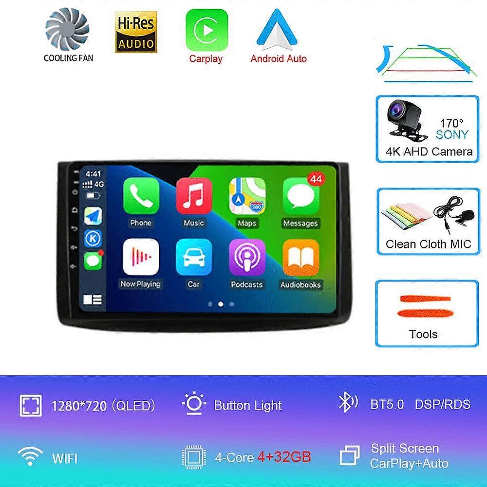 Android 14 Carplay Auto For Chevrolet AVEO T250 2006 2007 2008 2009 2010 2011 2012 Car Radio Multimedia Video Player Navigation
