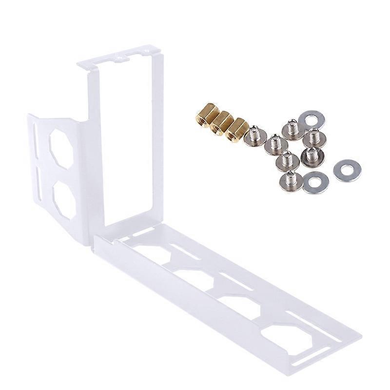 DIY Metal Graphics Cards Vertical Bracket Riser PCI Express Stent Mount Stand
