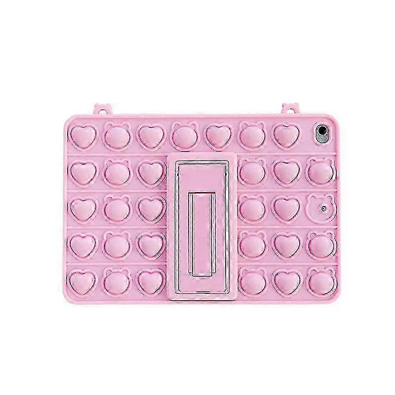 Pop-it Push Bubble Fidget Toy Silicone Cute Case For Ipad With Lanyard&pendant