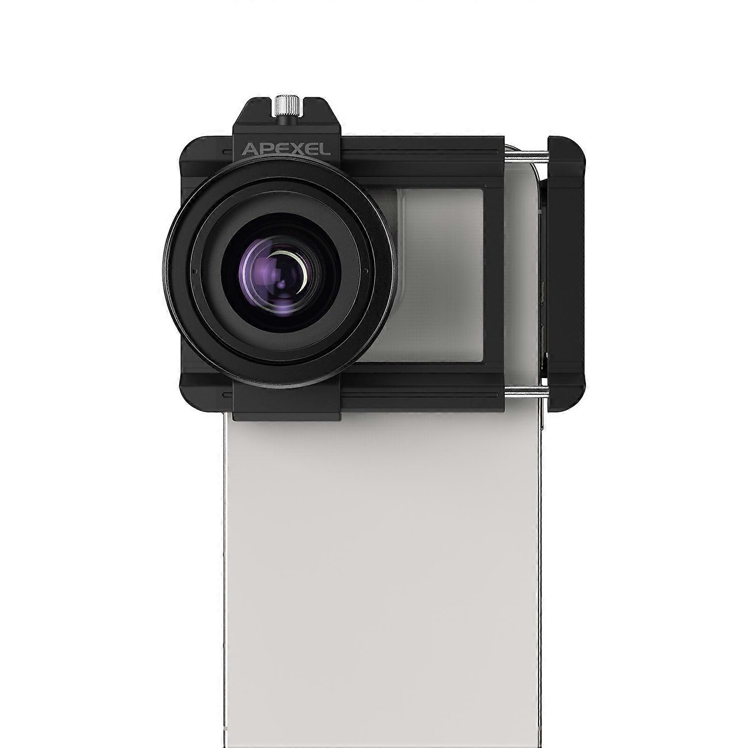 APEXEL APL-ZM100 Universal Macro Lens for Phone Aluminum Alloy 10X-20X Magnification F1.05 Large Ape