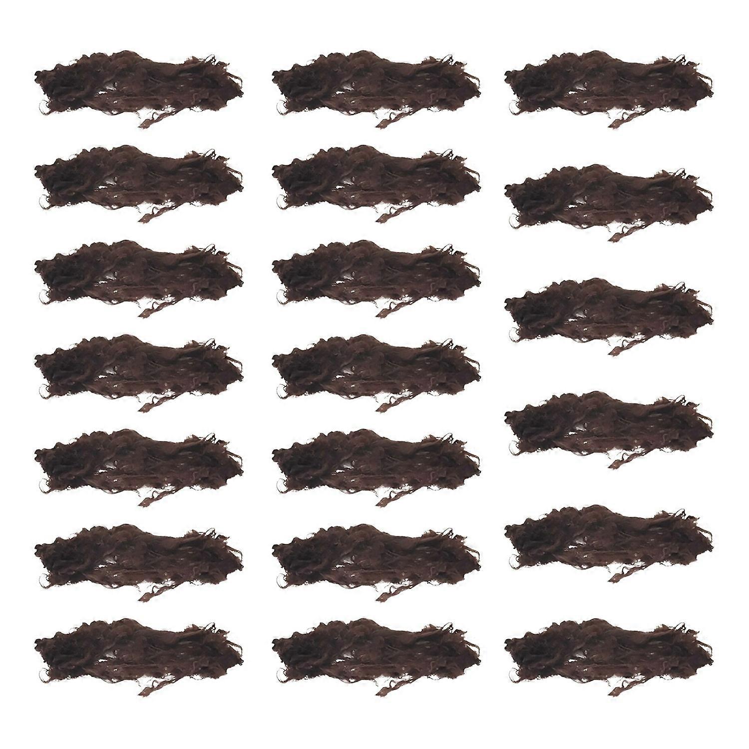 20Pcs Ballet Buns Hair Net with U-Shaped Pins Ultra-thin Invisible Breathable Stretchy Nylon Women