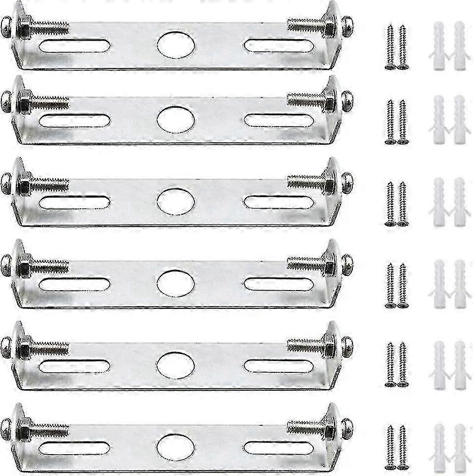 6 Pieces Ceiling Light Fixture Bracket Ceiling Light Plate Holder Ceiling Lamp Plates 95mm With Scre