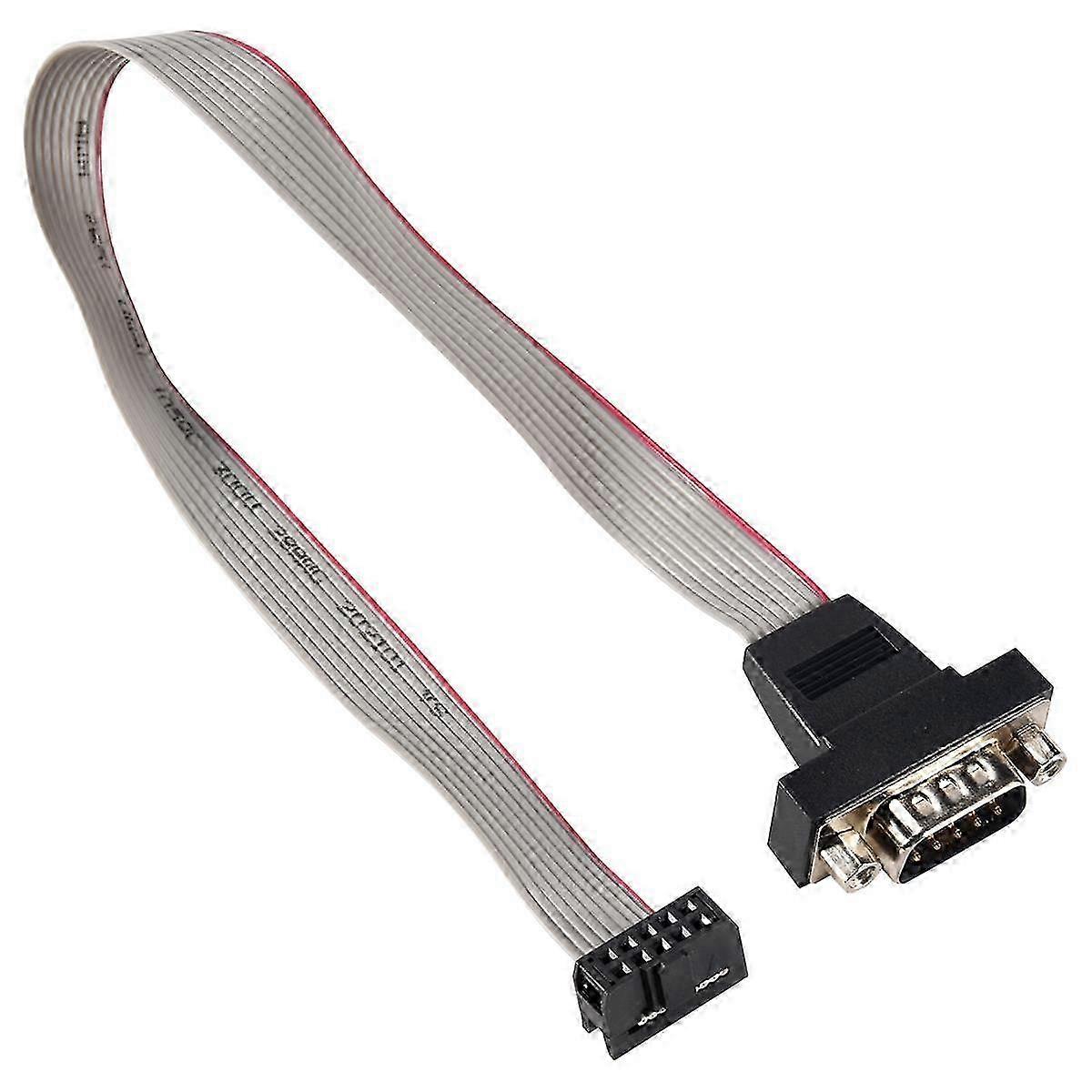 DB9 RS232 to 10 pin Ribbon Cable Connector Adapter