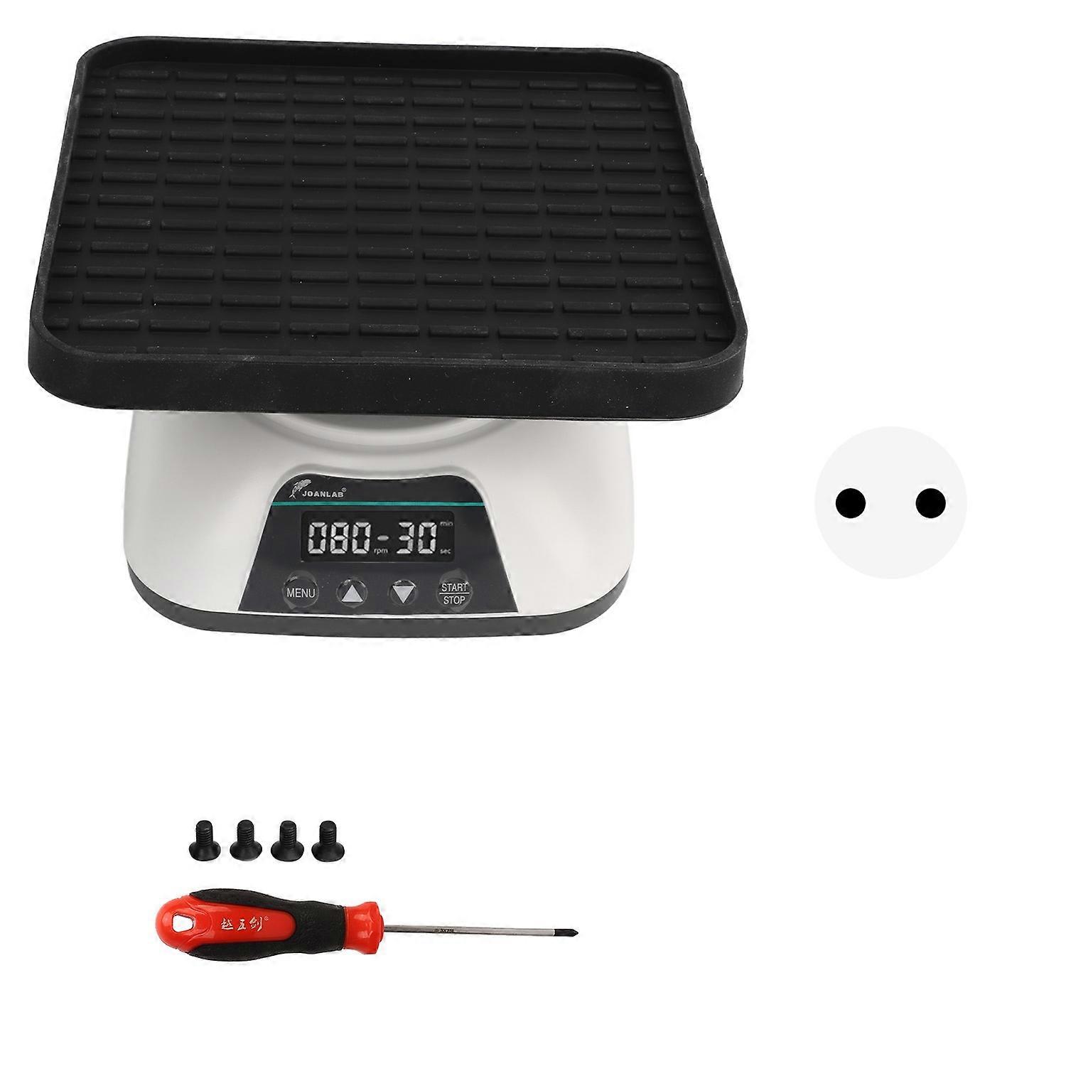 Orbital Shaker Digital Display 10° Tilting 20‑80RPM Adjustable 10s‑99min Timing 0.8kg Capacity Shake