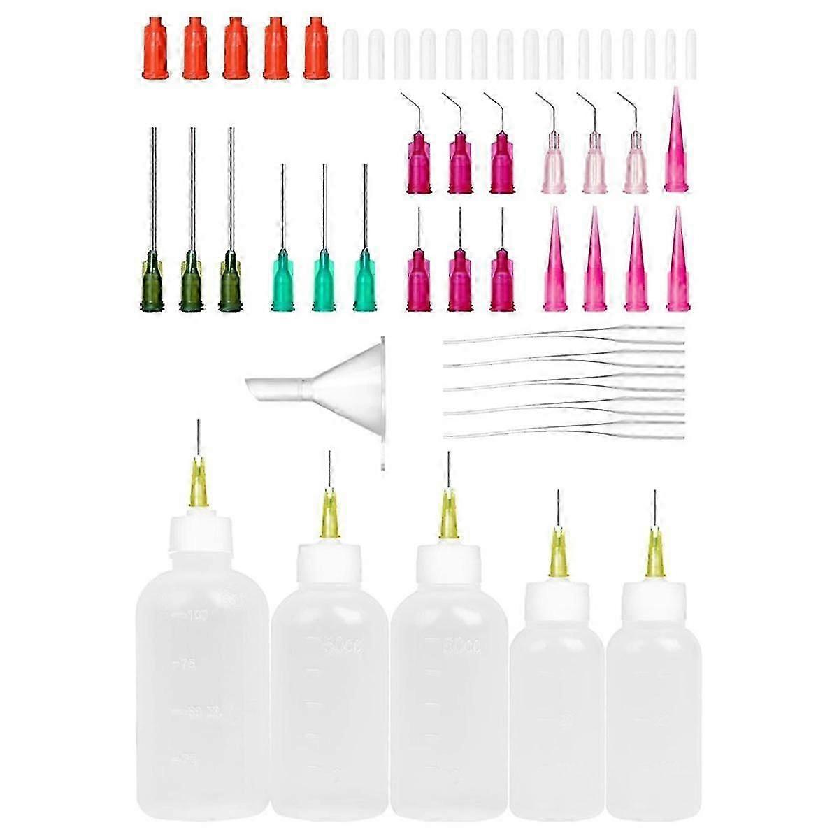 3 Sizes Needle Tip Squeeze Bottle,precision Tip Applicator Bottle,craft Glue Bottles With Fine Tip For Craft Art Project