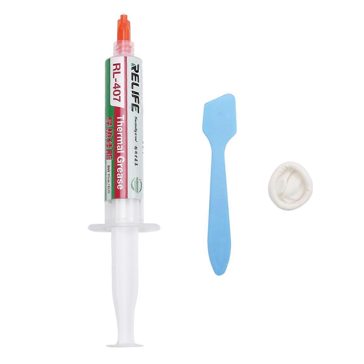 RL-407 Thermal Silica CPU Cooling Paste CPU Electronic Components Cooling General Thermal Silicone Silicone Paste Pink