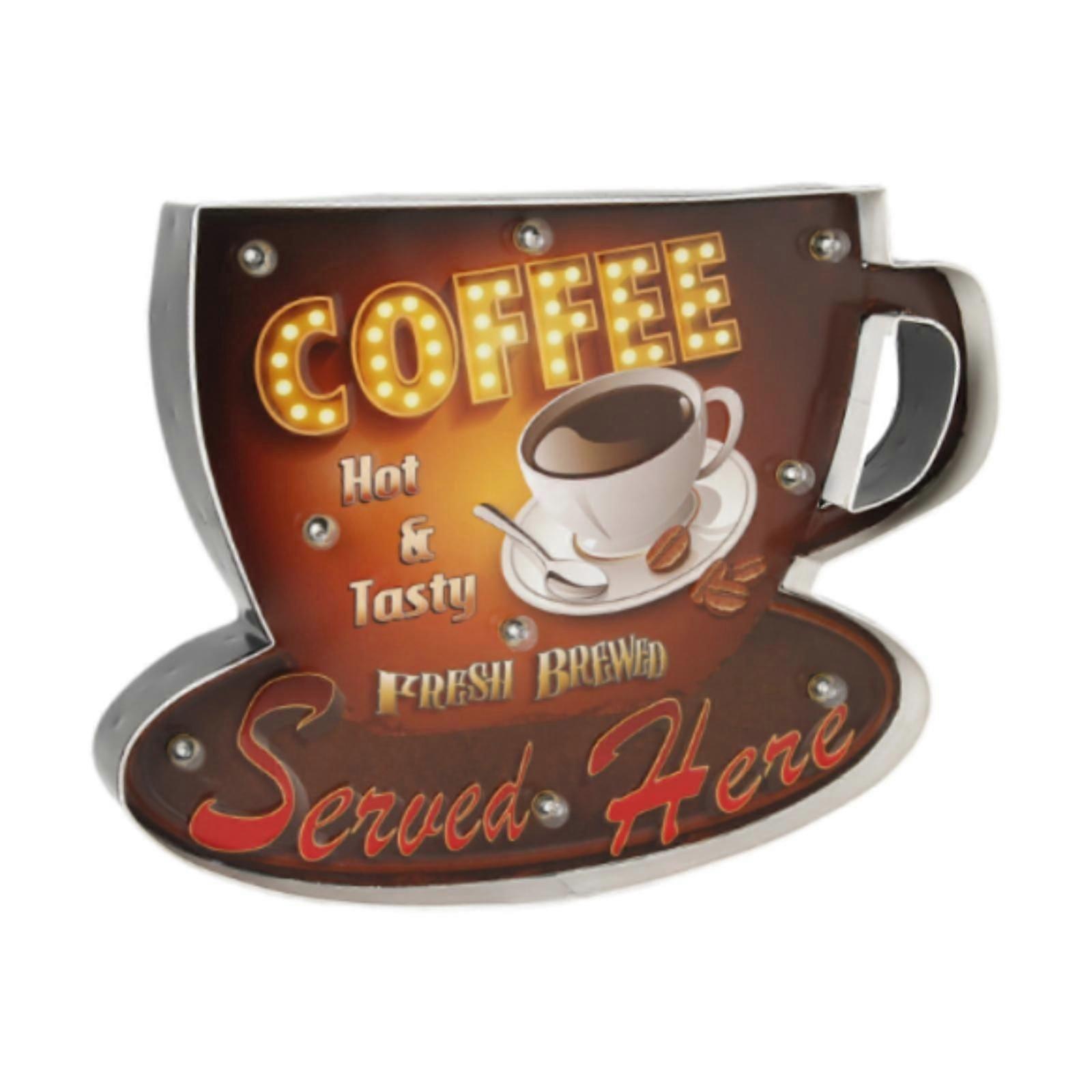 Kaffee-Neonschild Wandschild für Kaffeebar Kaffeestation Café