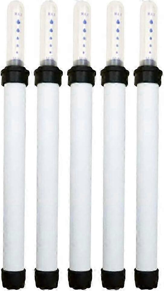 Water Level Indicator Guage Tester, Soil Moisture Meter, Sensor, Probe, Wonderful Tool for Potted Plants17.5cmWhite 5pcs