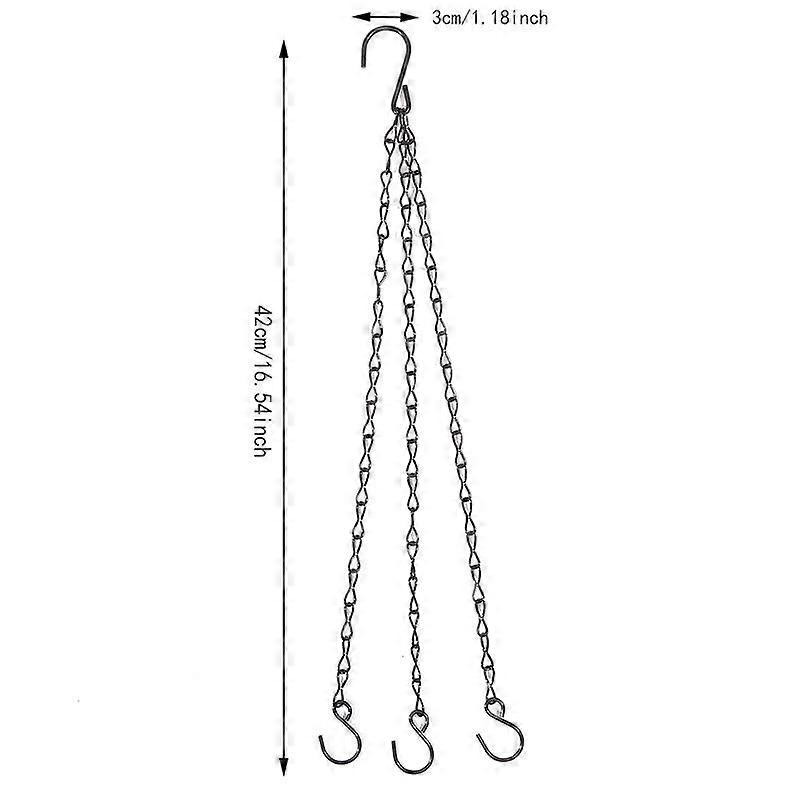 Garden Plant Long Hanging Chains Multifunctional Flower Pot Hanger Replacement for Planters and Lanterns