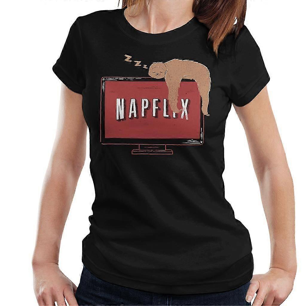 Napflix Netflix Sloth Camiseta Mujer