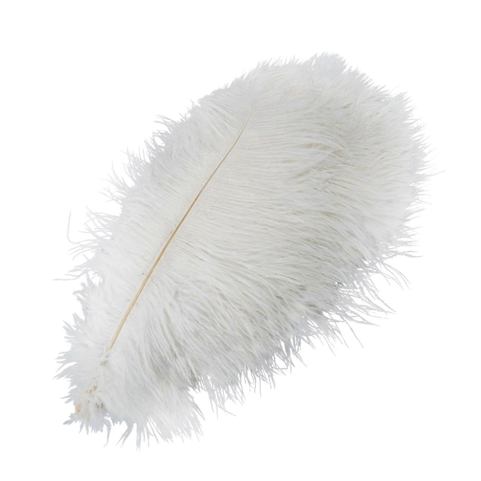 10Pcs Natural Ostrich Feathers for Wedding Decorations