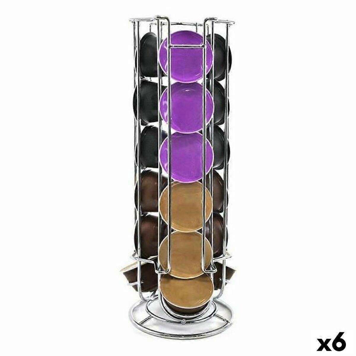 Support pour 18 Capsules de Café Quttin 49538 11,5 x 33 cm (6 Unités)