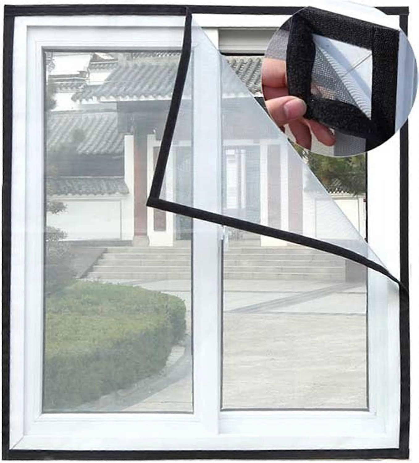 Cat Protection Net, Self-Adhesive Window Screen, Adjustable Insect Mesh, Transparent Mesh for Cat, Mosquito Net, Mosquito Net130*150cm