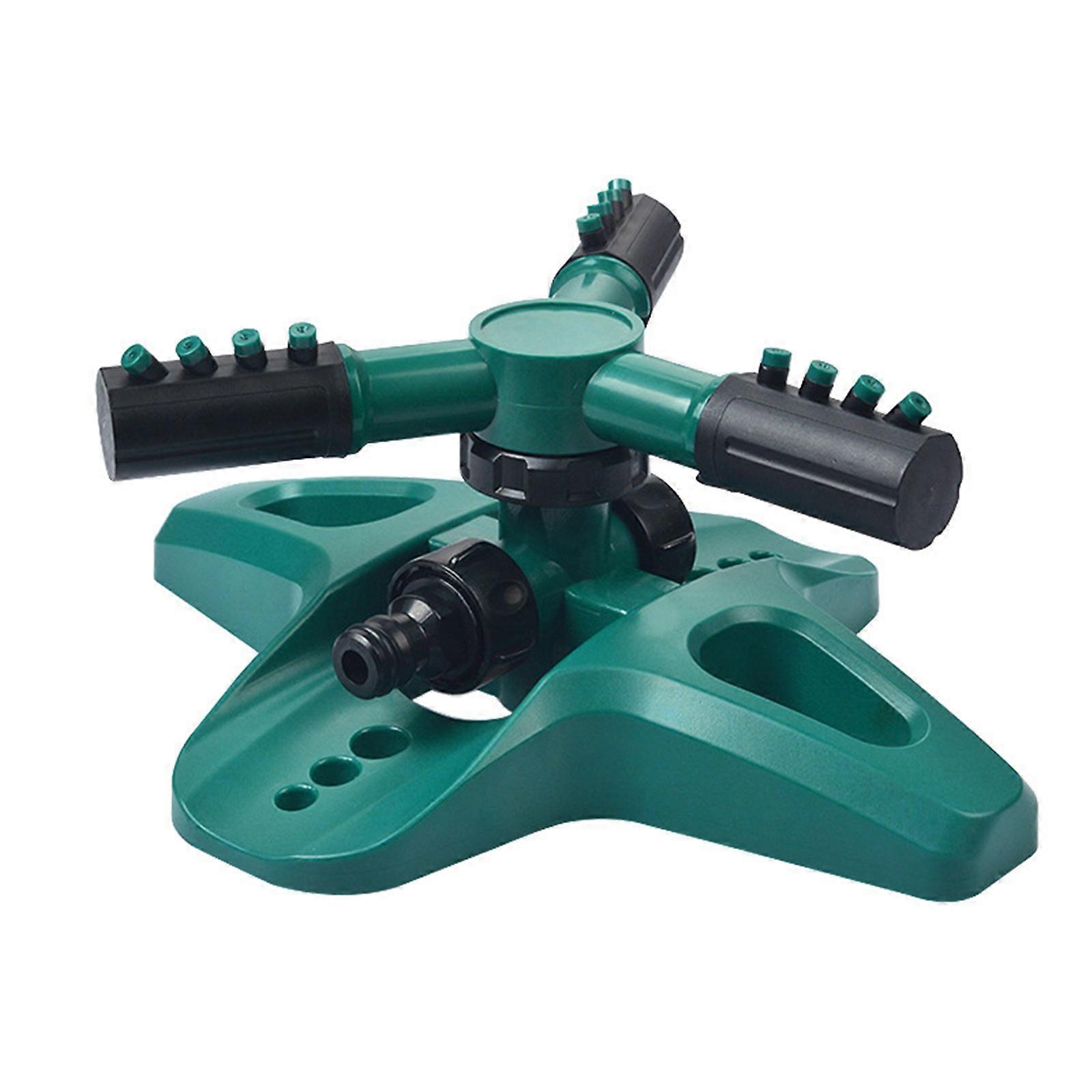 Automatic 360 Degree Rotating Sprinkler Large Area Coverage Water Spraying Nozzle for Outdoor Garden Lawn Yard Green