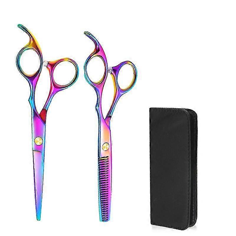 Pro Smart Barber Scissors 6 Inch Cutting and Thinning Scissors Set