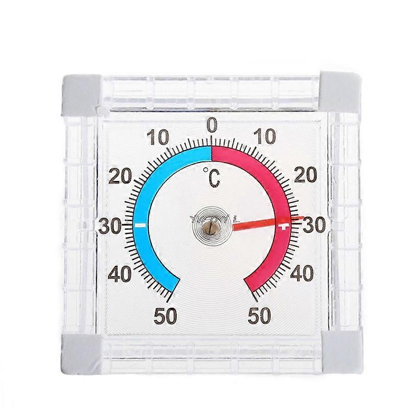 Square Window Door Thermometer Pointer Type Cold And Summer Table