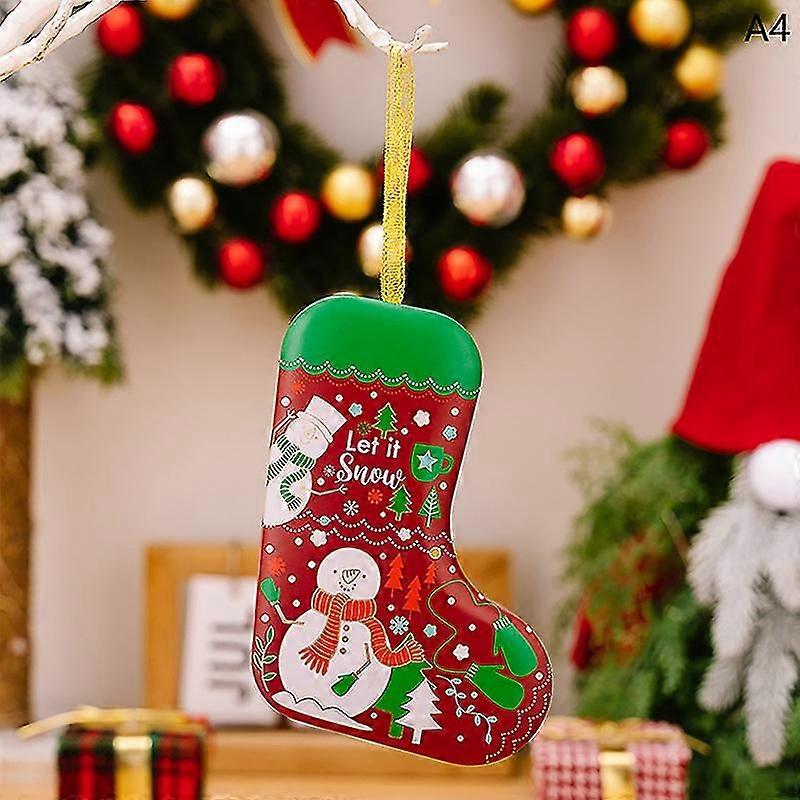 New Tinplate Candy Box Empty Cookie Tin Candy Box For Christmas Candy Biscuit Box