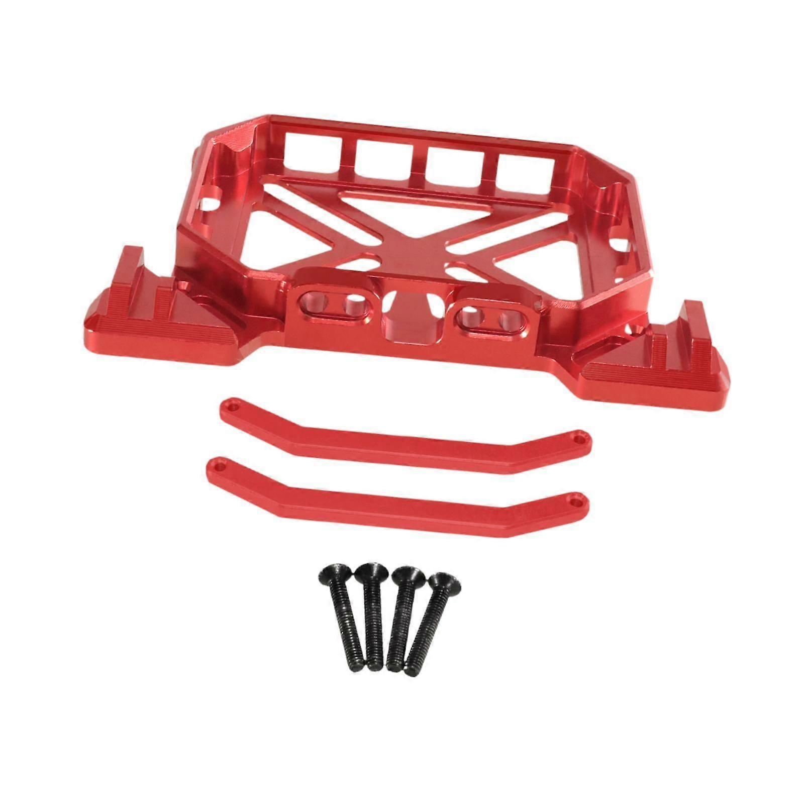 RC Car Metal Roof Rack Easy Installation RC Car Modification Parts for H12Y+ Red