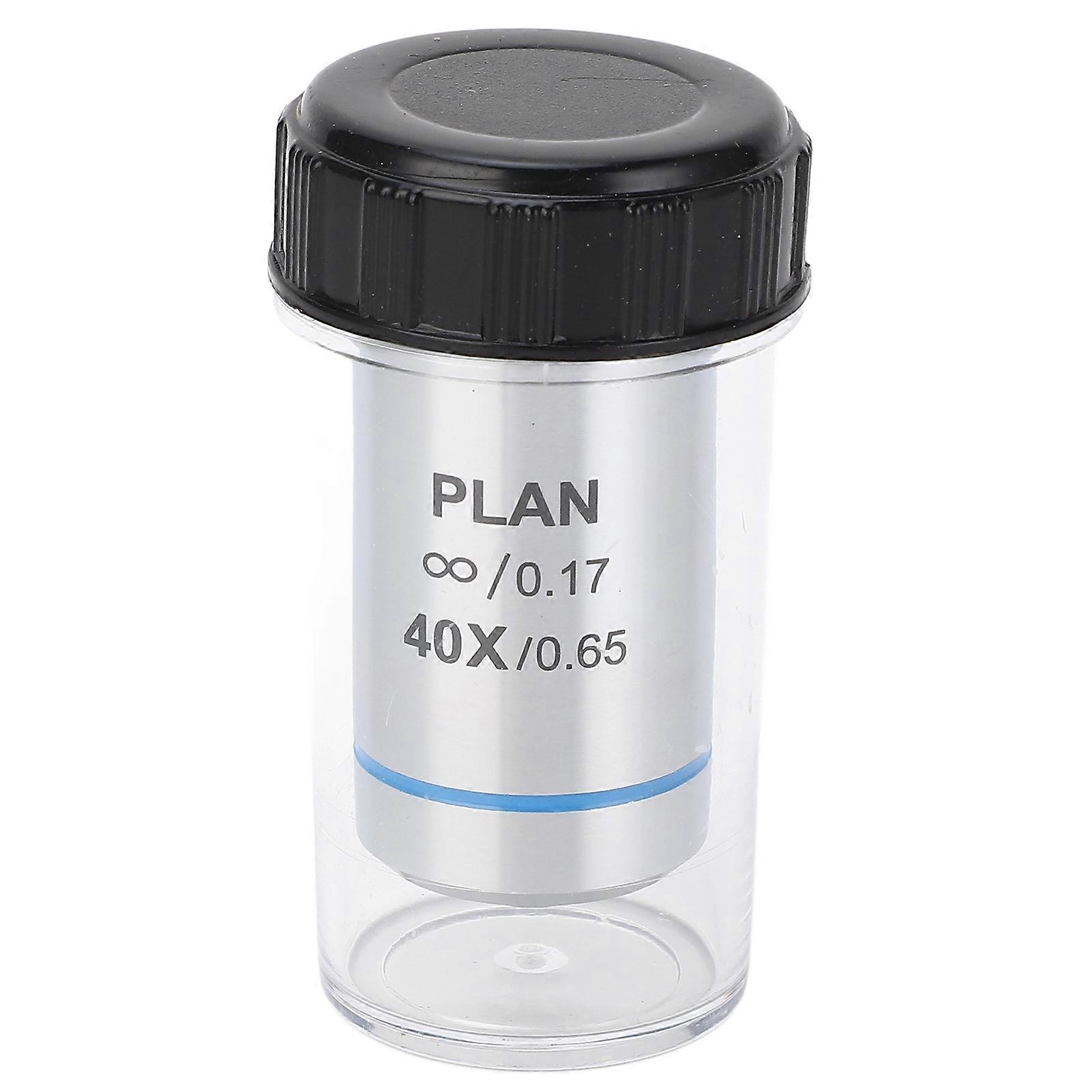 Infinity Objective Lens 40X Wide Viewing High Transmittance 195 Microscope Objective Lens