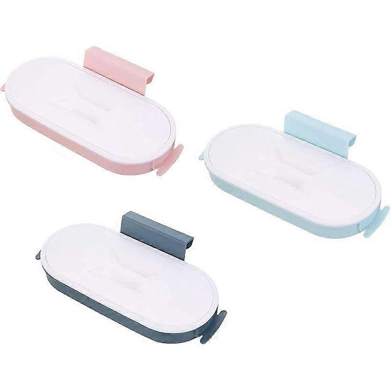 3 Pcs Hanging Garbage Bag Holder, Garbage Bags Storage Rack, Closet Trash Can, Hanging Garbage Bag Holder With Lid