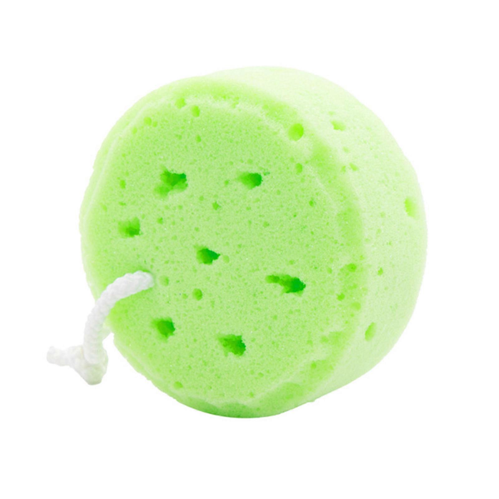 Bath Scrubber Gentle Exfoliation Improved Circulation Soft and Comfortable for Women and Men  light green