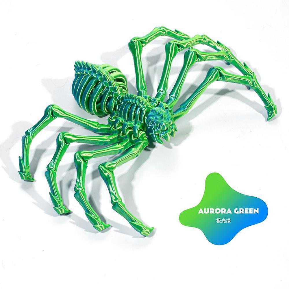 3D Printing  Movable Elastic Spider Simulation Toy Shrink Joint Movable Integrated Model
