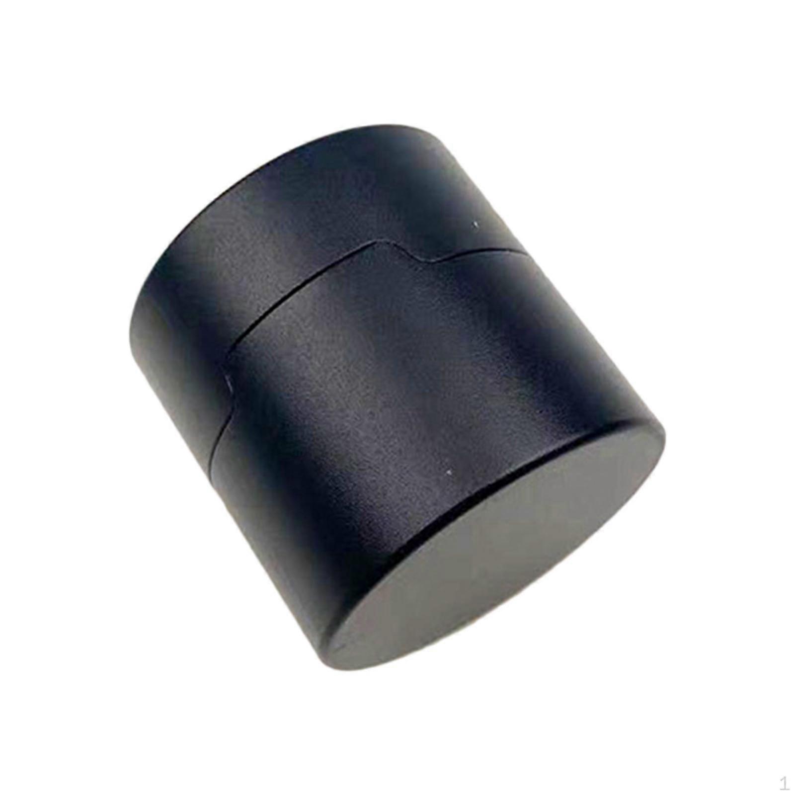 Pool Cue Chalk Holder Organizer Round Shape Easy to Use Carrier Case Metal