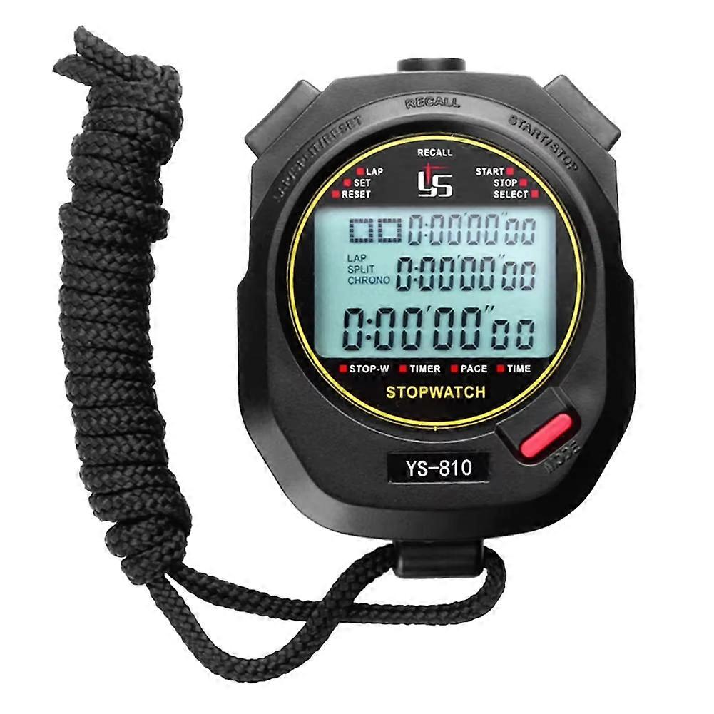 Cronometro elettronico Timer Timer da allenamento portatile digitale professionale Cronografo da corsa portatile per sport all'aria aperta