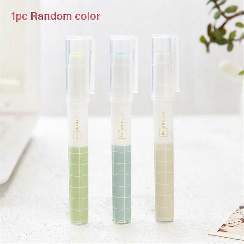 2025 Cute Glue Stick Pen Shape Solid Color Glue Stick DIY Scrapbooking Diary Notebook