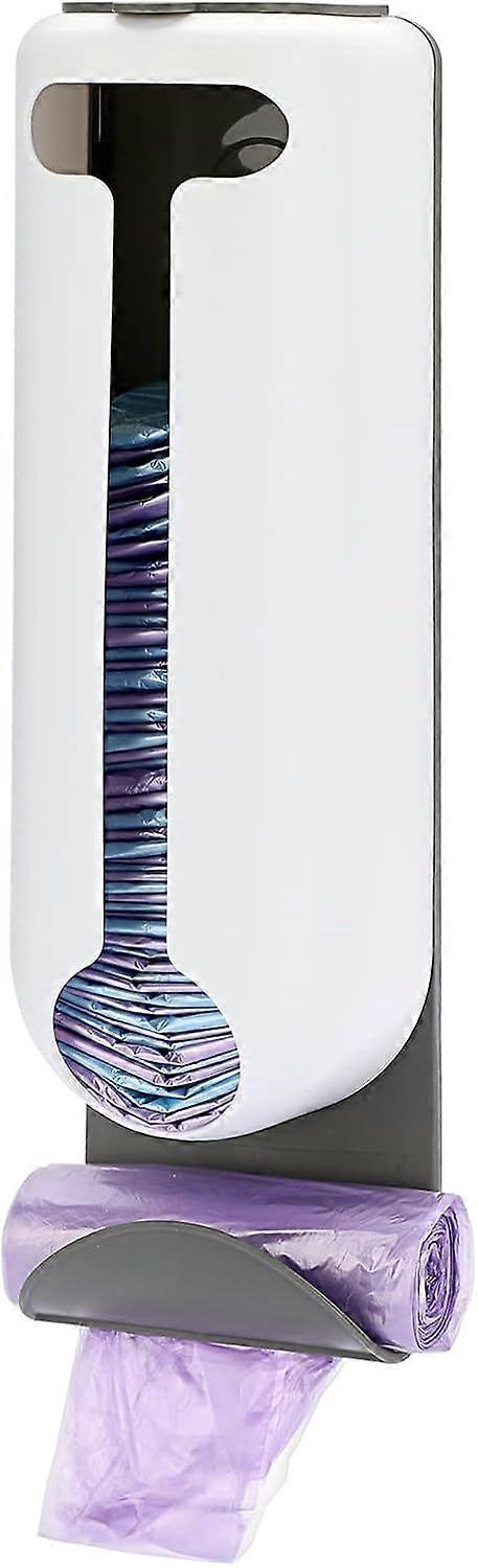 Plastic Adhesive Wall Mount - Light Opening for Grocery Bags