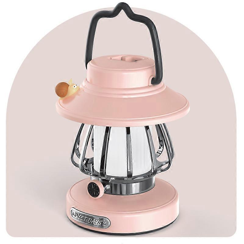 Snail Retro Camping Light, Rechargeable Portable Camping Light