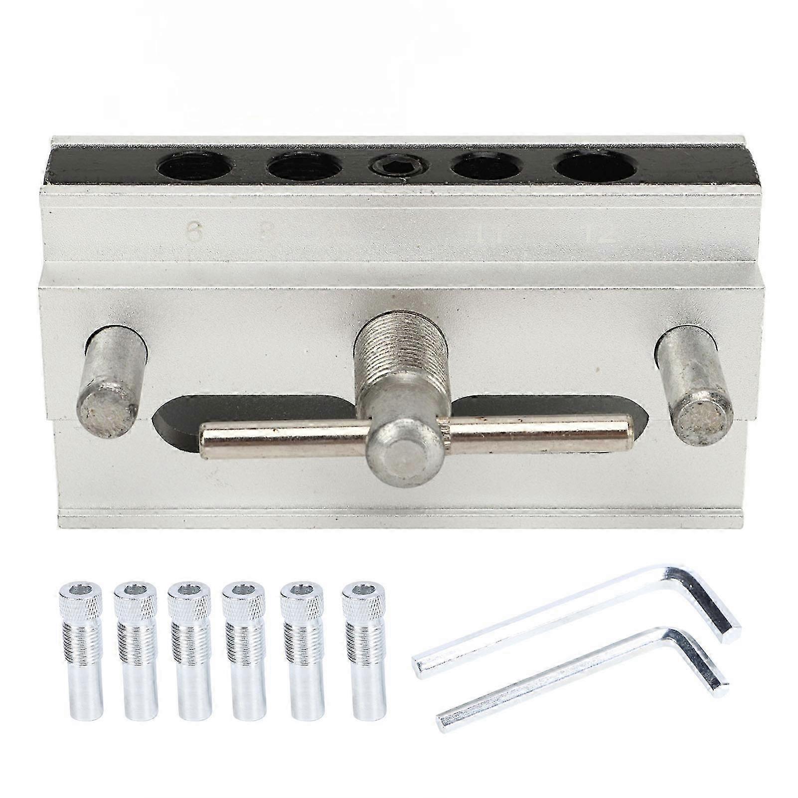 Self Centering Dowel Jig Hole Drill Guide Positioner Locator Tool for Woodworking