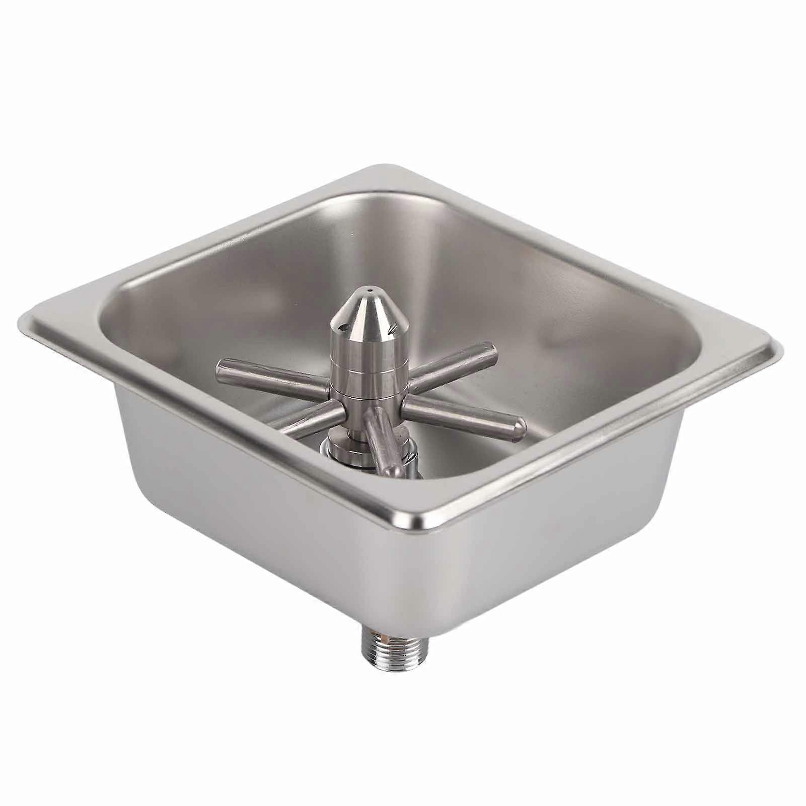 Kitchen Sink Glass Rinser Stainless Steel Glass Cup Washer Cleaner for Hotel Bar Coffee Shop