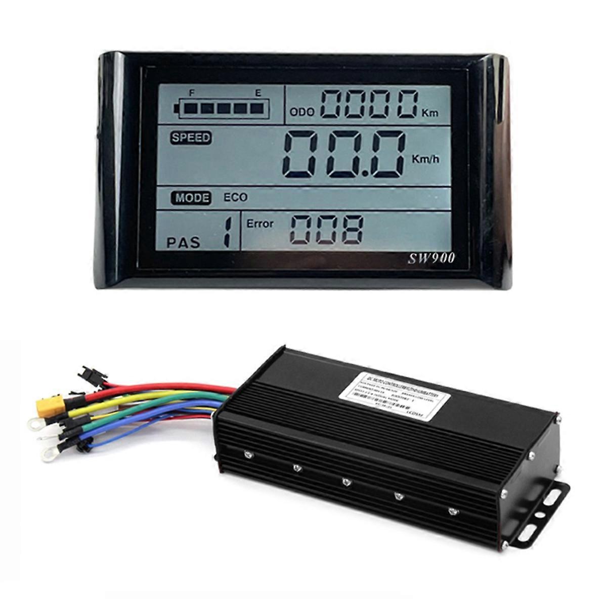 E-Bike 40A Three Mode Sine Wave Brushless Controller with LCD Display
