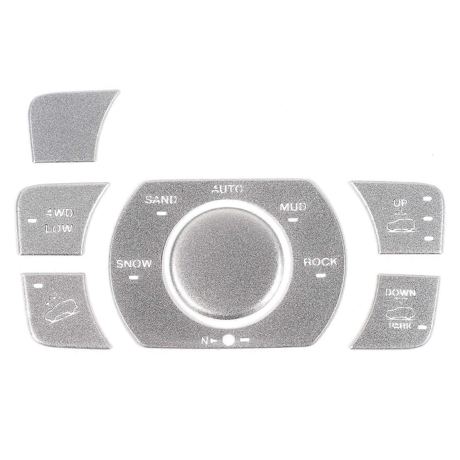 for Jeep Grand Cherokee 2011-20 Control Button Cover Sticker, Silver