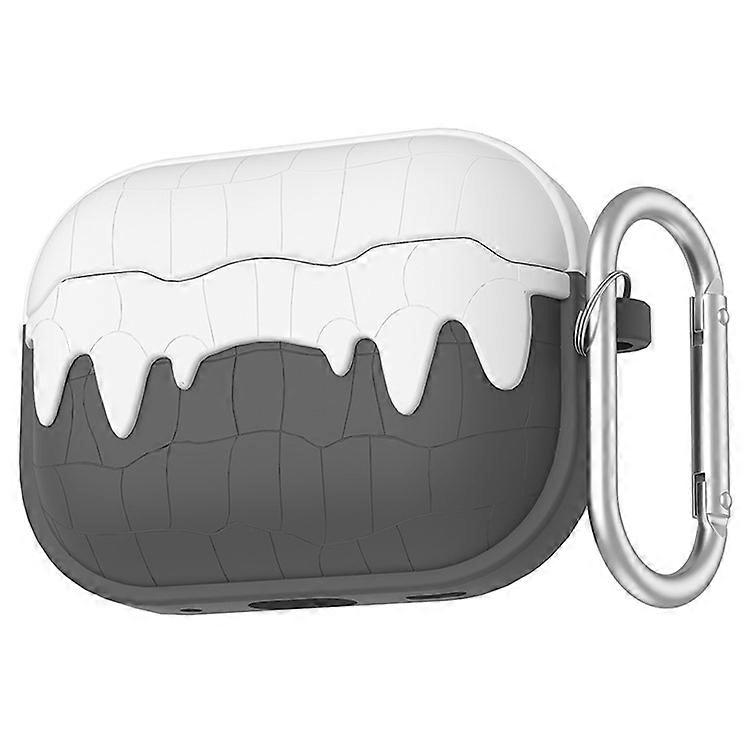 Compatible For Apple AirPods 3 Bluetooth Earphones Soft Silicone Protective Case with Hanging Buckle
