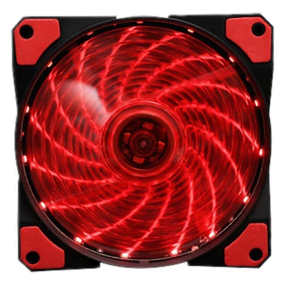9 Blades Pc Case Cooling Fan 120mm 15 Led Computer Case Cooler Heatsink