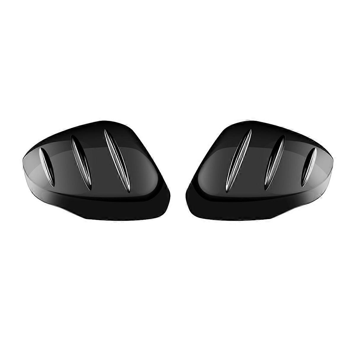 Exterior Rear View Mirror Cover Side Wing Door Mirror Covers for -V VEZEL 2021 2022 Bright Black