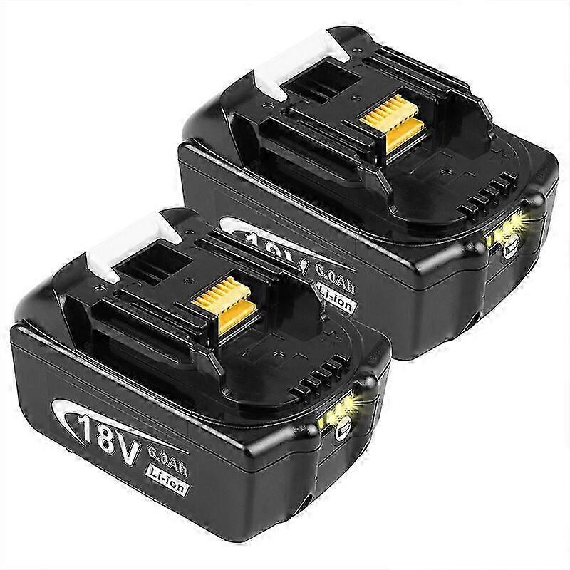 2025 New 2 Pack Suitable  Lithium-Ion Battery for Makita 18V LXT 5.0Ah - BL1850B,100% New(Not available in South Africa)