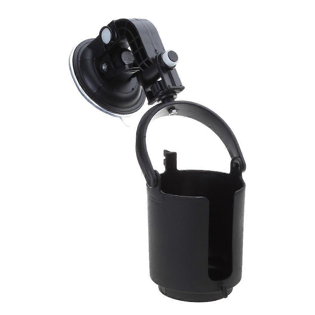 Sturdy Black Folding Vehicle Adjustable Cup Holder Diameter 85mm Suction Cup