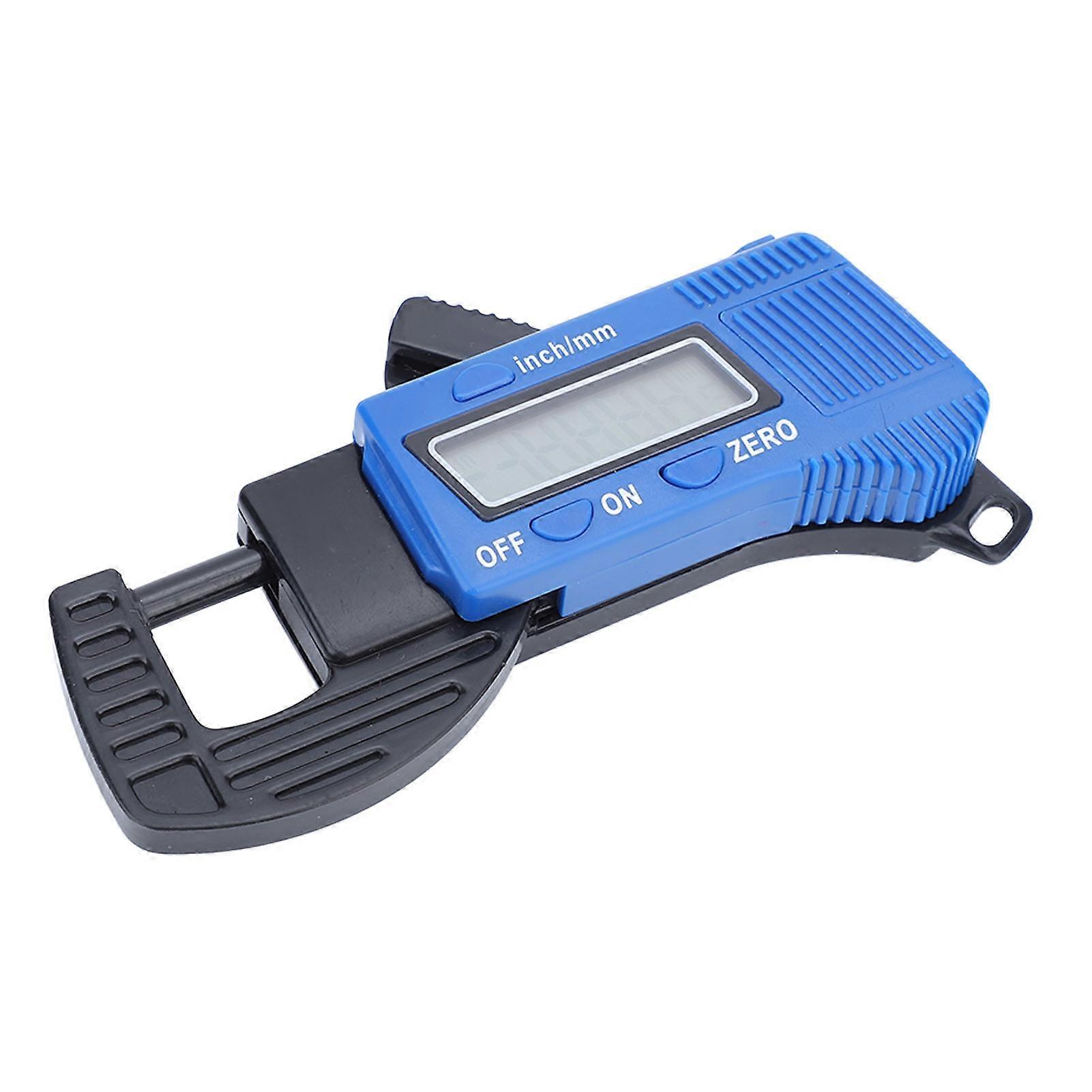 Digital Gauge 0 to 1in LCD Display MM Inch Conversion Electronic Thickness Meter for Paper Leather Woodworking