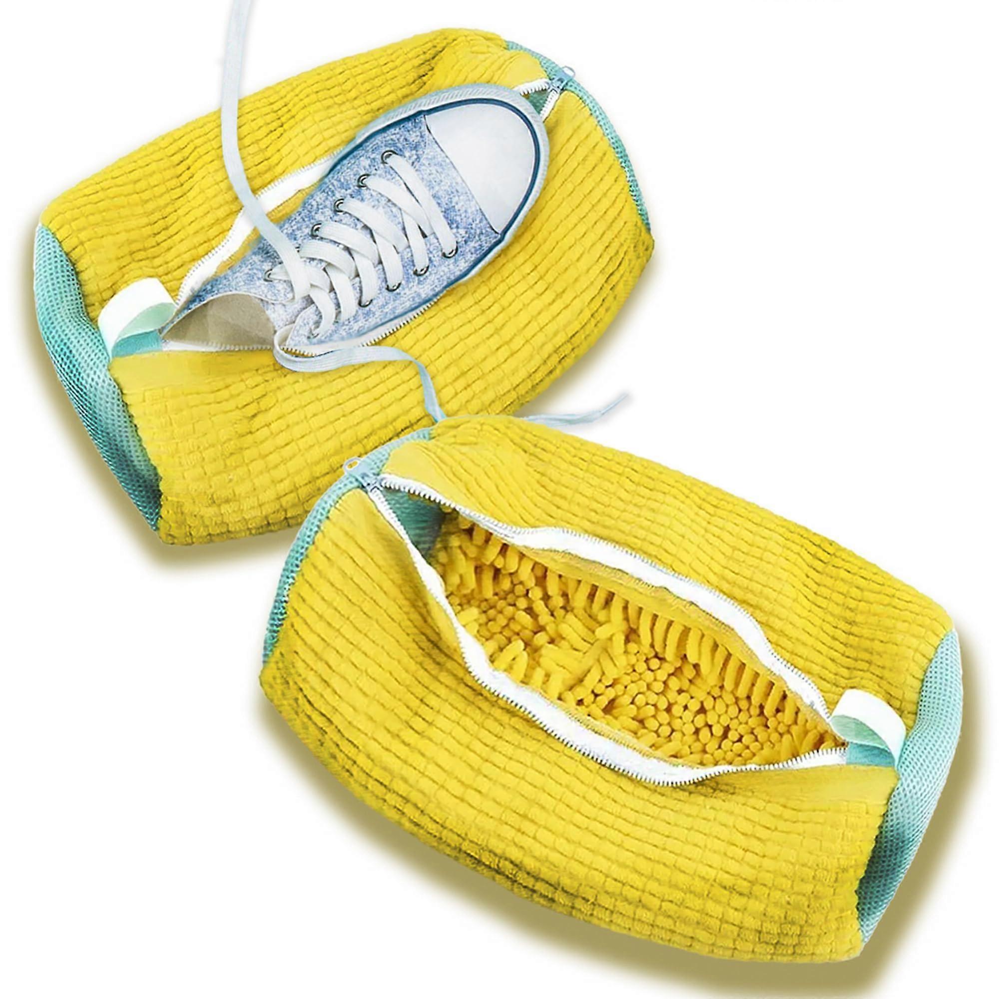 2Pcs Shoe Washing Machine Bag, Durable Laundry Bag for Washer and Dryer, Compatible with All Shoe Sizes and Styles