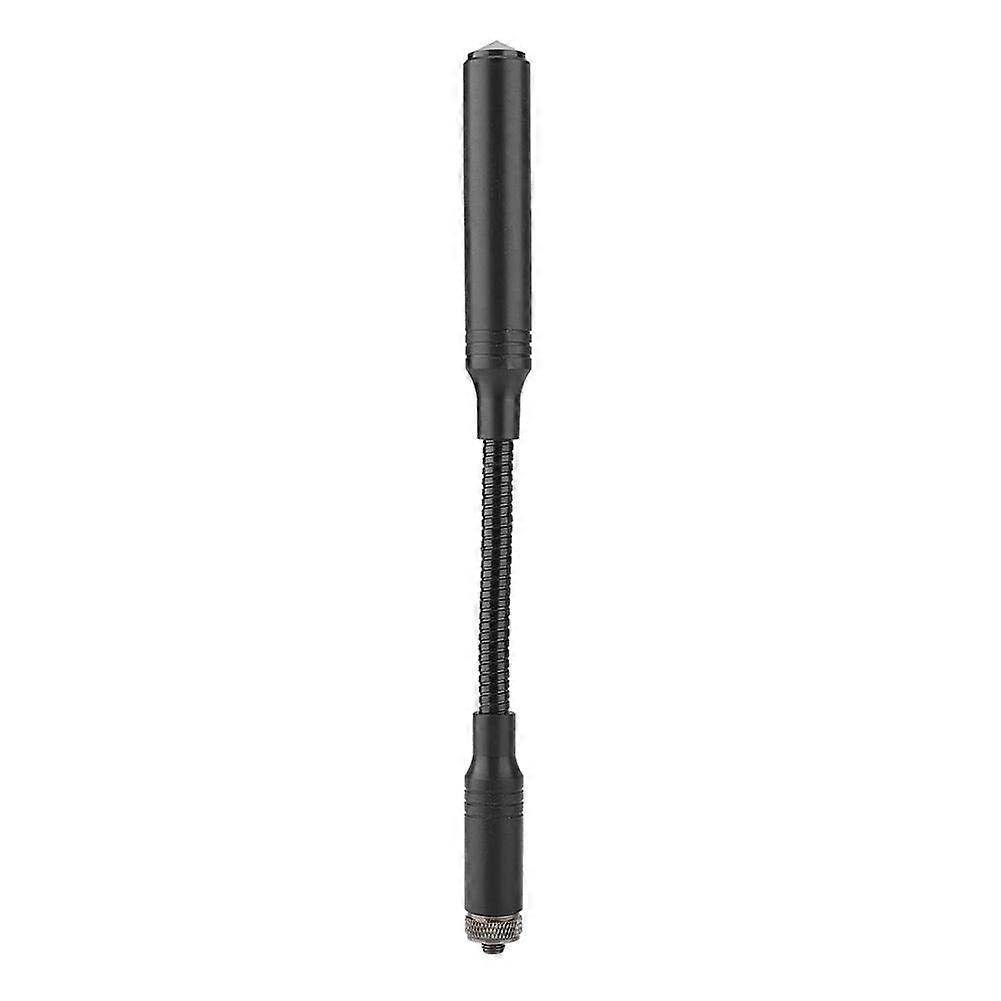 SMA-F Antenna 5.2dBi 144/430MHz Brass Tactical Goose Tube Antenna 24cm/9.4inch SMA-F Interface