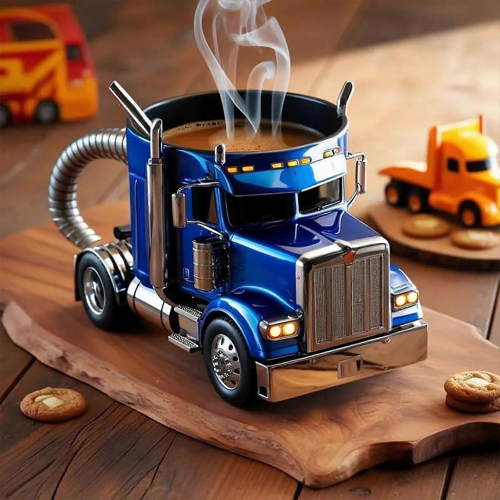 Handcrafted Coffee Mug for Coffee and Truck Lovers