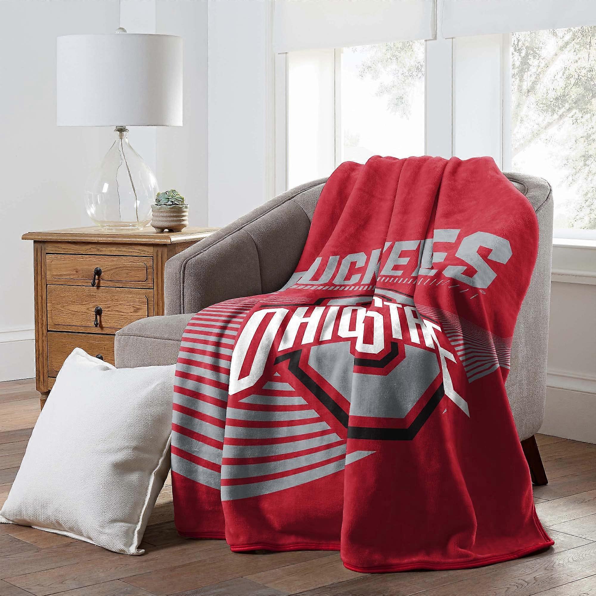 NCAA Ohio State Buckeyes 60' x 80' Raschel Throw Blanket