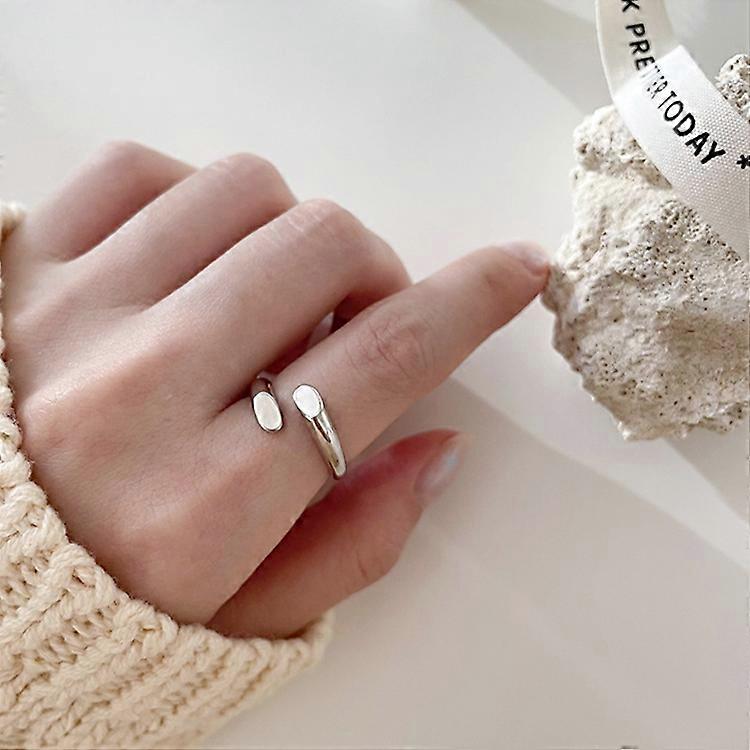 S925 Sterling Silver Cool Style Ladies Combination Ring, Specification:J443