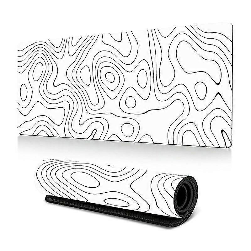 300*800*3mm Thermal Transfer Printing Abstract Pattern Mouse Pad Rubber Desktop Mat