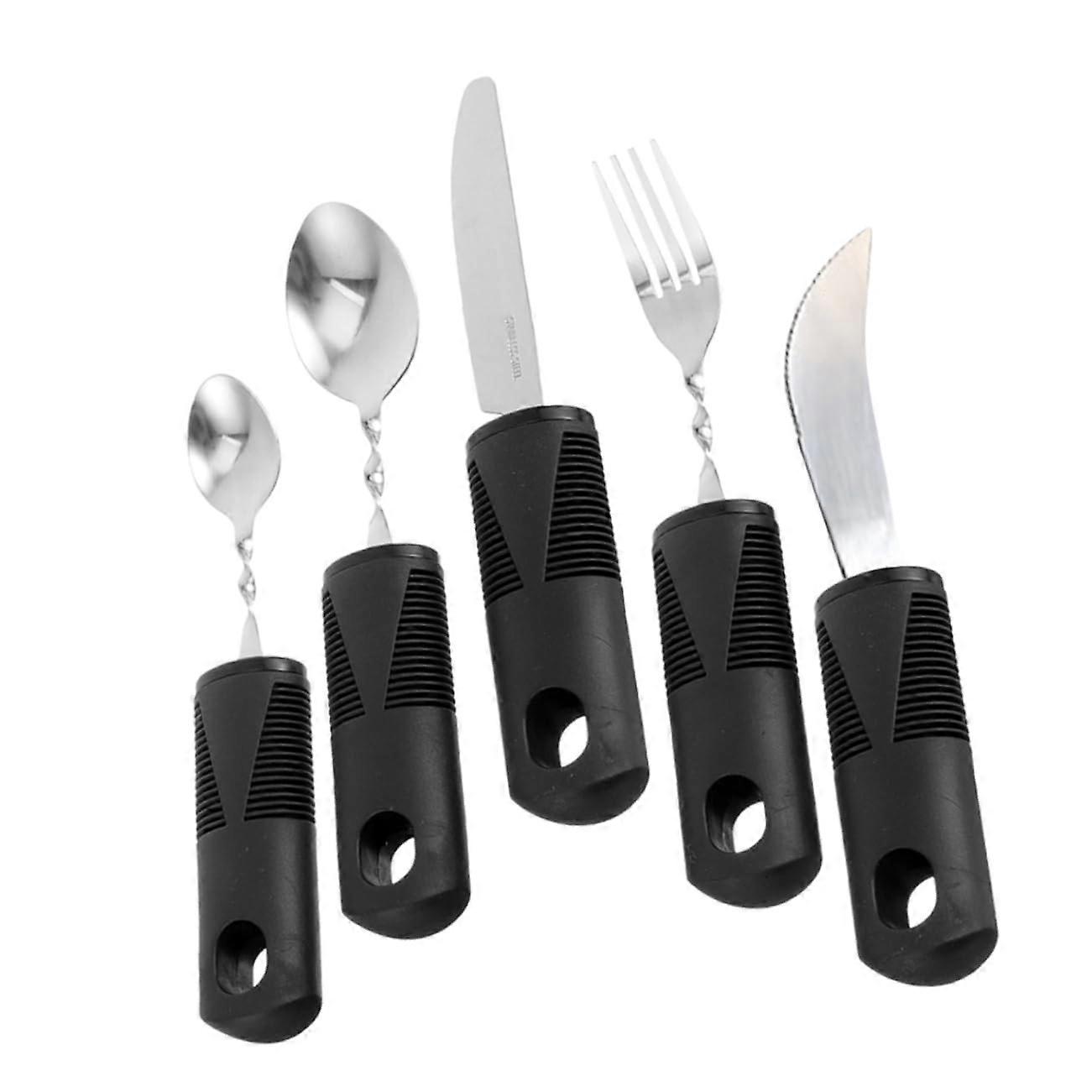 Elderly Utensil Set Turtle Silverware for Tremble Eating Gadget Adaptive Utensils Easy to Clean Use